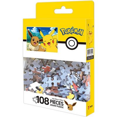 Pokémon Pansie Puzzle 108 Nice To Nice Pikachu and Eve, Yelimdang, Korea Best Toddler Puzzle