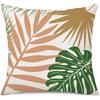 Printed Throw Pillow Case For Sofa Nordic Leaves Style Cushion Cover Pillow Case Home Decor 18 X 18 Inches