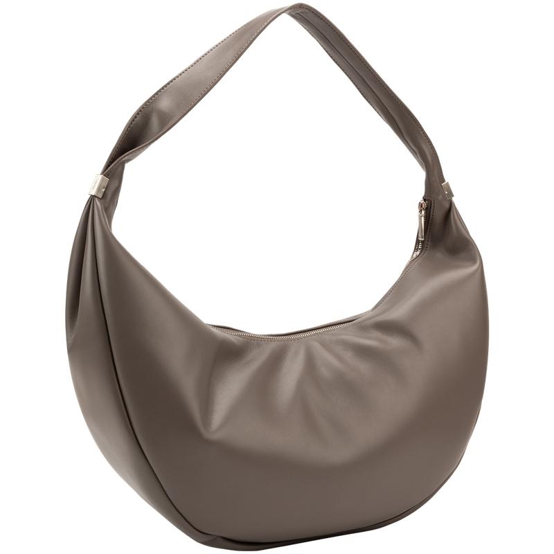 New CALVIN KLEIN Synthetic Material Shoulder Bag Women's Taupe 4F3009G-NZ8