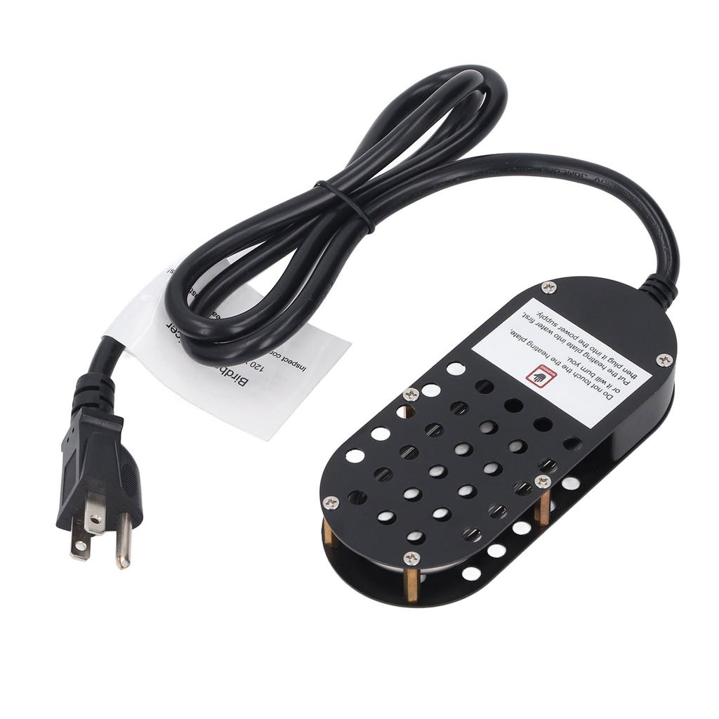 Submergible Chicken Waterer Heater 200 W Thermostatic Control Aluminium Shell Bird Bath Deicer For W