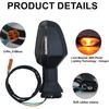 Motorcycle Turn Signals - Amber Light,12V, Halogen Indicator Light Waterproof Smoke Lens Fits KAWASAKI NINJA 300 400 650 1000 ZX6R ZX10R ZX10RR