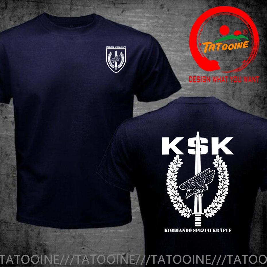 Vtipný design Ksk Gerunisex Armádní speciální síly Komunisexdo Spezialkrafte Tričko Unisex Móda Trendy Ležérní oblečení Stylové topy Tričko
