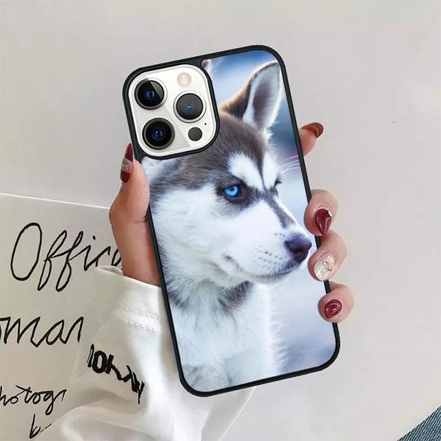 Beautiful Puppy Husky Phone Case Cover For iPhone 17 Air 15 16 14 13 12 Pro Max 11 Pro Max Plus Coque Shell