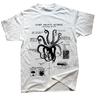 Woman O Neck Short Sleeve Funny Rainbow Octopus Psychedelic Colorful Octopus T Shirt  Women Fashion Casual T Shirt