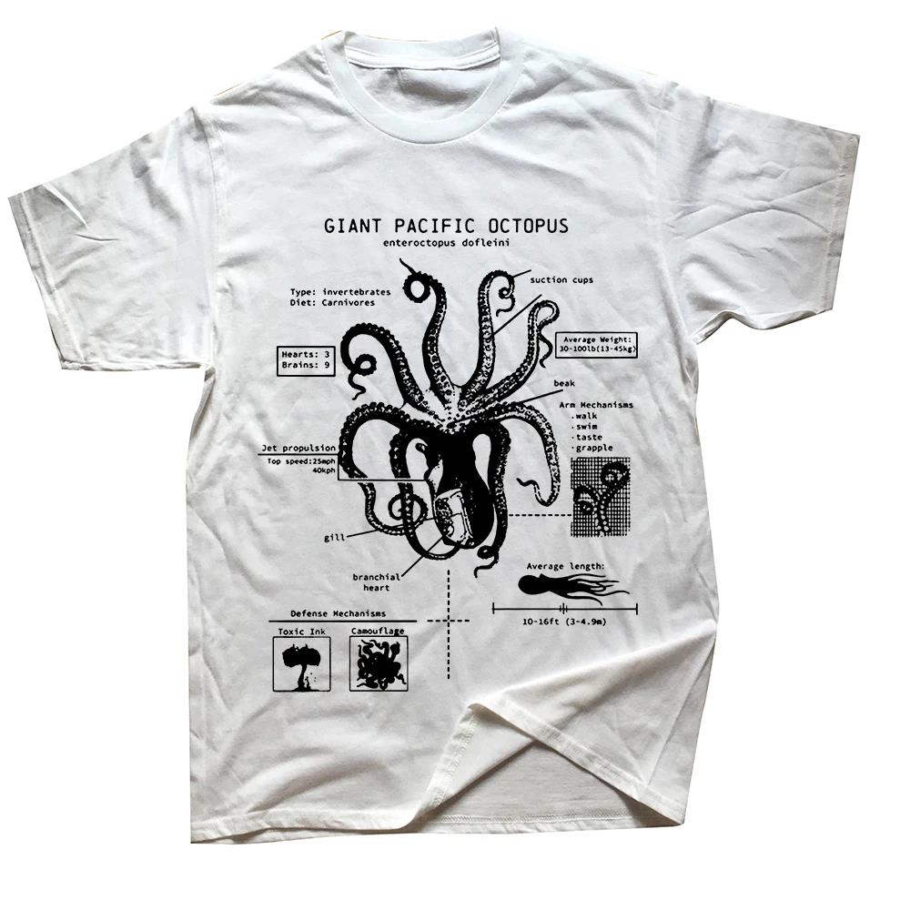 Woman O Neck Short Sleeve Funny Rainbow Octopus Psychedelic Colorful Octopus T Shirt  Women Fashion Casual T Shirt