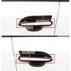 Carbon Fiber ABS Car Side Door Handle Cover Trim For Toyota Highlander -2025