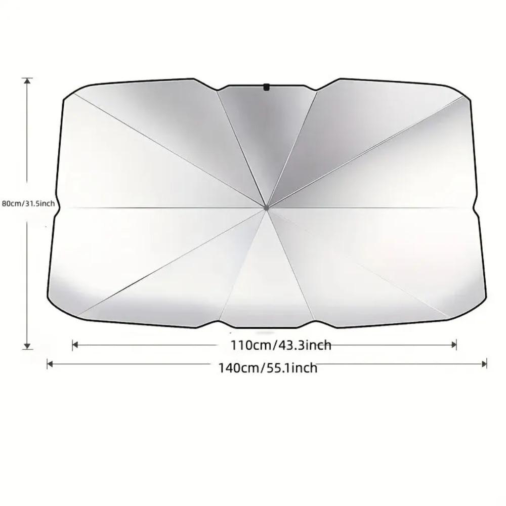 Car Front Windshield Sunshade Umbrella Summer Sun Protection Sunshade Blocking Car Interior Cooling Supplies