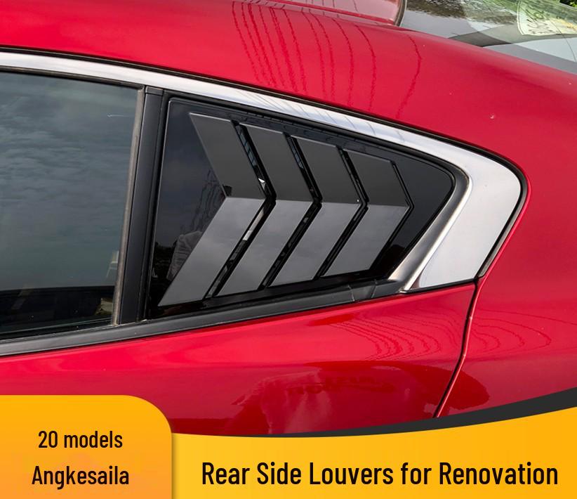 Mazda 3 Axela Body Kit: Front Lip, Bumper Spoiler, Louvers, Side Skirt