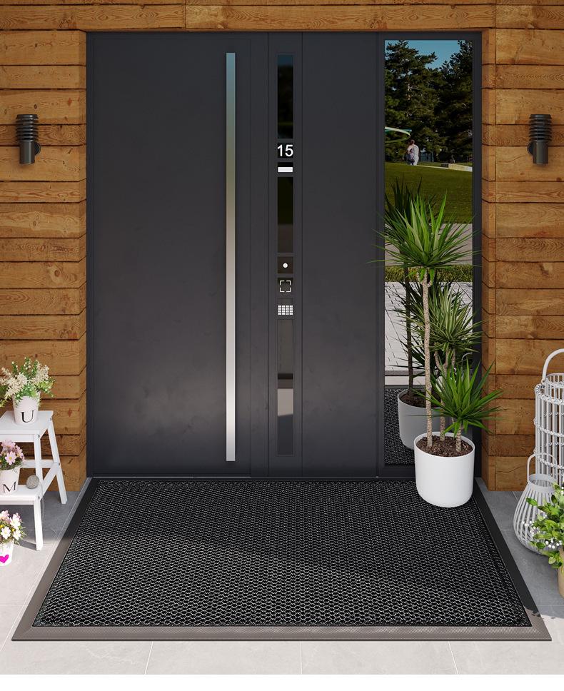 Non-Slip Outdoor Entrance Doormat - Elastic and Durable Front Door Mat