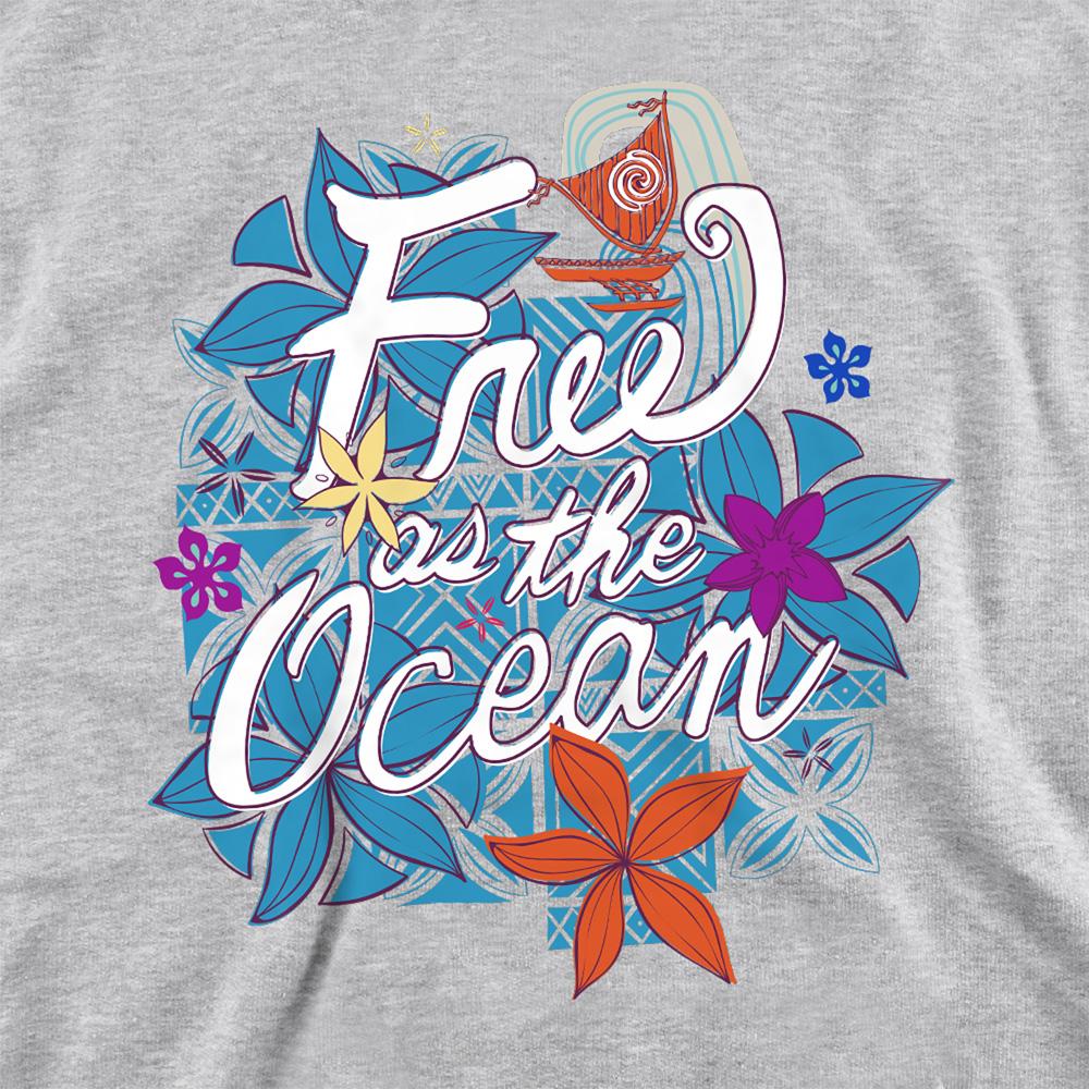 Moana Childrens/Kids Free As The Ocean Hoodie