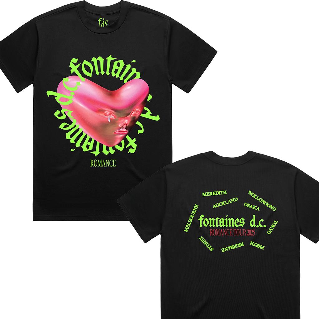 New Fontaines D.C.Romance T Shirt In The Modern World Men Clothing Harajuku T-Shirt Unisex High Quality Tops Cotton Tees Shirts