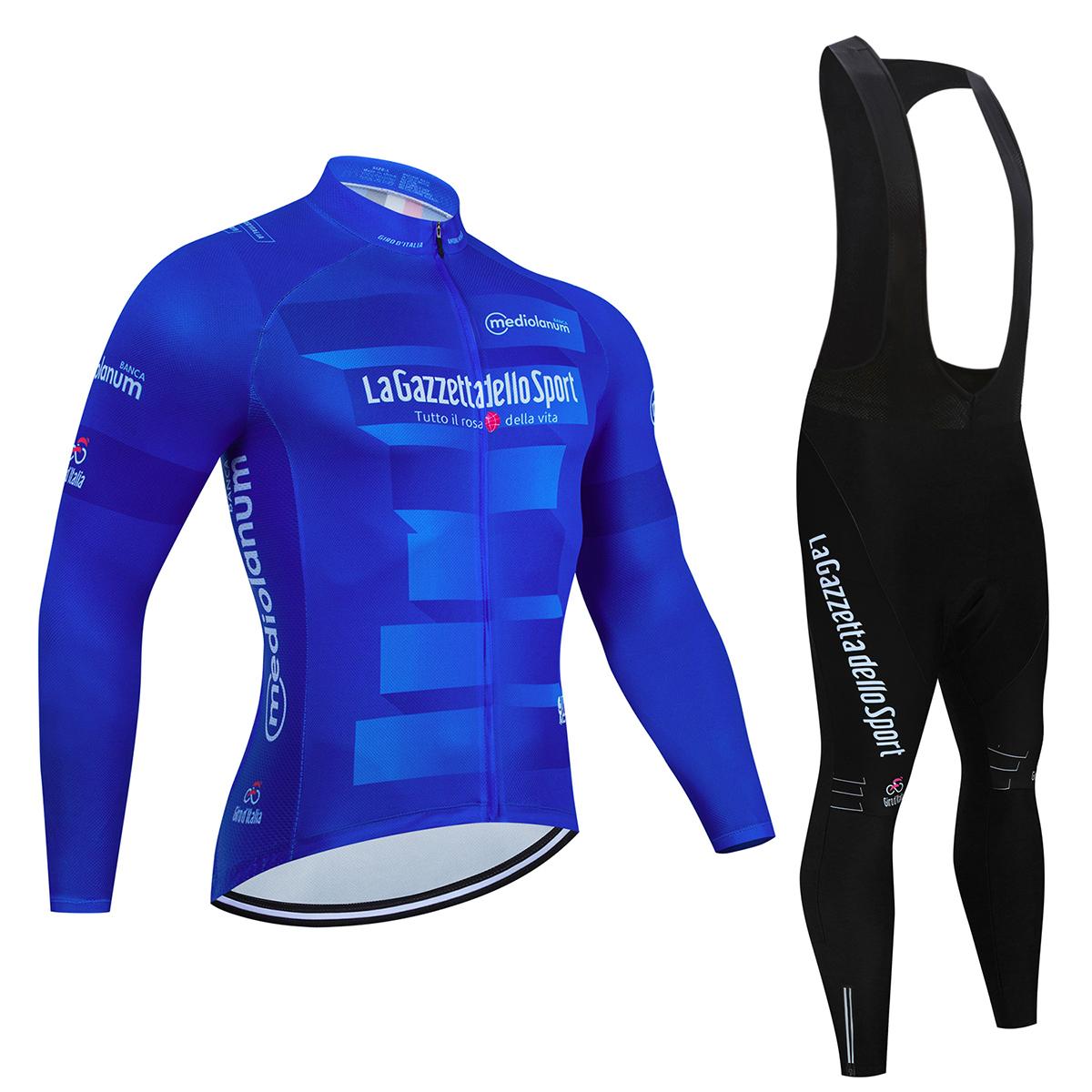 

Tour De Italy D ITALIA Men s Cycling Set Long Sleeve Jersey Quick-Dry Road Bike Suit with Pockets Spring Autumn Cycling Clothing Asian size-4XL