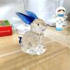 Miniature Decor Bunny Statue Crystal Ornament Handmade Easter Bunny  Easter