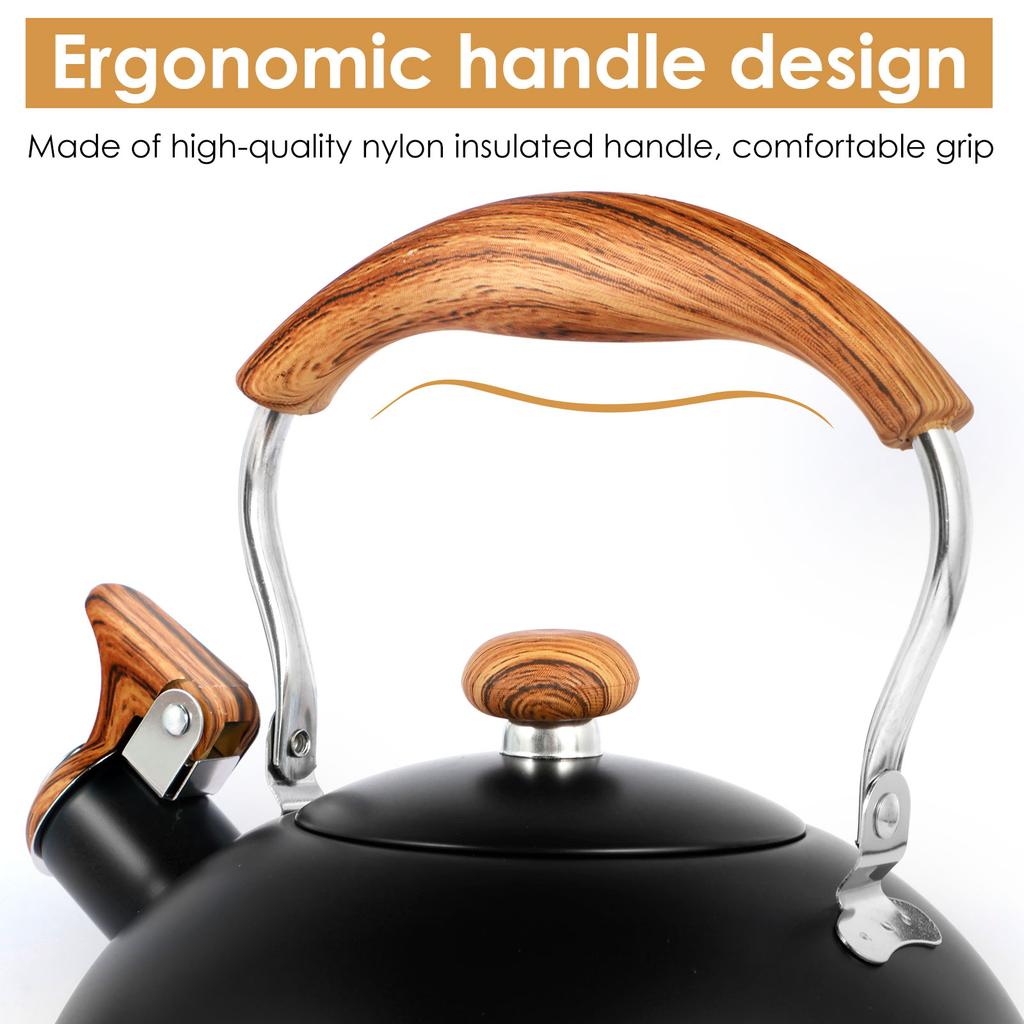 Kettle Teapot 2L 2.5 L 3L Stovetop Tea Kettle Multipurpo StainlessSteel Whistling Teapot Kettle Heat-resistant Teapot Coffee Jug