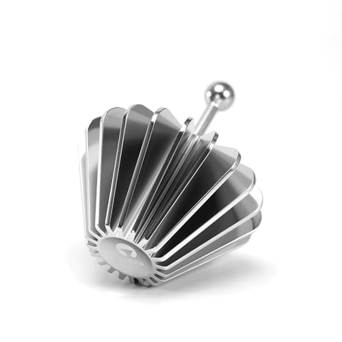 Codale Coffee Filter Paperweight, Metal Coffee Cone Tamper for Basket Filters and Drip Coffee (Silver)