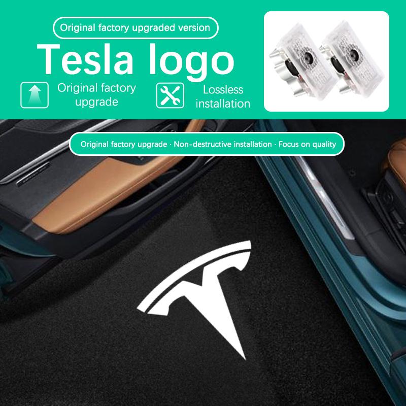 

Car Door Decoration Laser Projector Logo Lights LED HD Welcome Lamp For Tesla Model S Model Y Model 3 Model X 2PCS