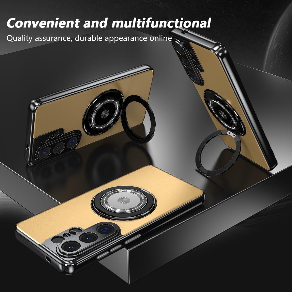 High-End Business 360° Drehbarer Halter Magnetische Handyhülle Für Samsung Galaxy S26 Ultra S26 Plus Objektiv Anti-Fall Schutzhülle