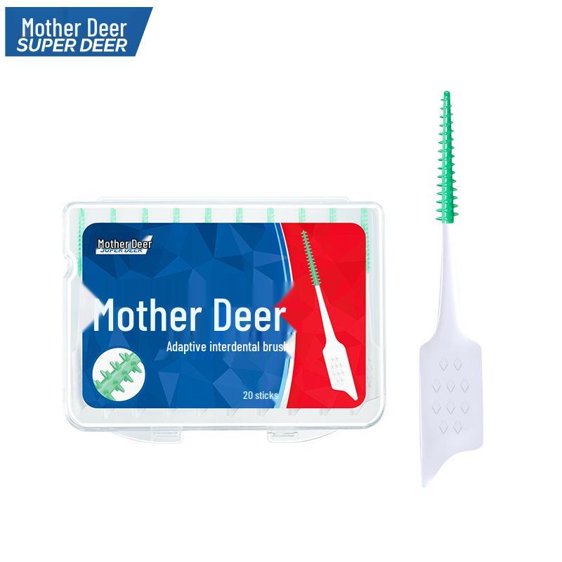 

Мягкая силиконовая межзубная щетка Fawn Mom для ортодонтии и межзубных промежутков