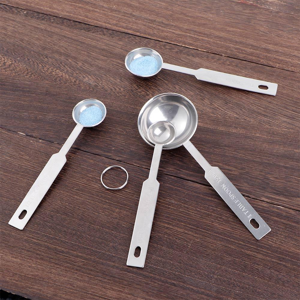 Metal For Measure Cooking Baking Accurate Cooking Tablespoon Measuring Spoons Coffee Scoop Teaspoon