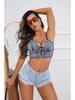 High Waist Summer Casual Cake Style Women's Denim Shorts