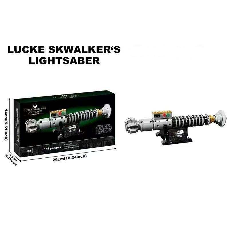 LEGO-Compatible Luke Skywalker Star Wars Lightsaber Building Blocks Toy for Boys - Popular Gift