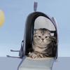 The cat bag is portable, lightweight, breathable, portable, and a double-shoulder pet bag for pets