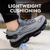 Męskie trampki robocze Oddychające buty robocze ze stalowymi noskami Poduszka powietrzna Męskie sportowe buty ochronne Damskie odporne na przebicie buty budowlane