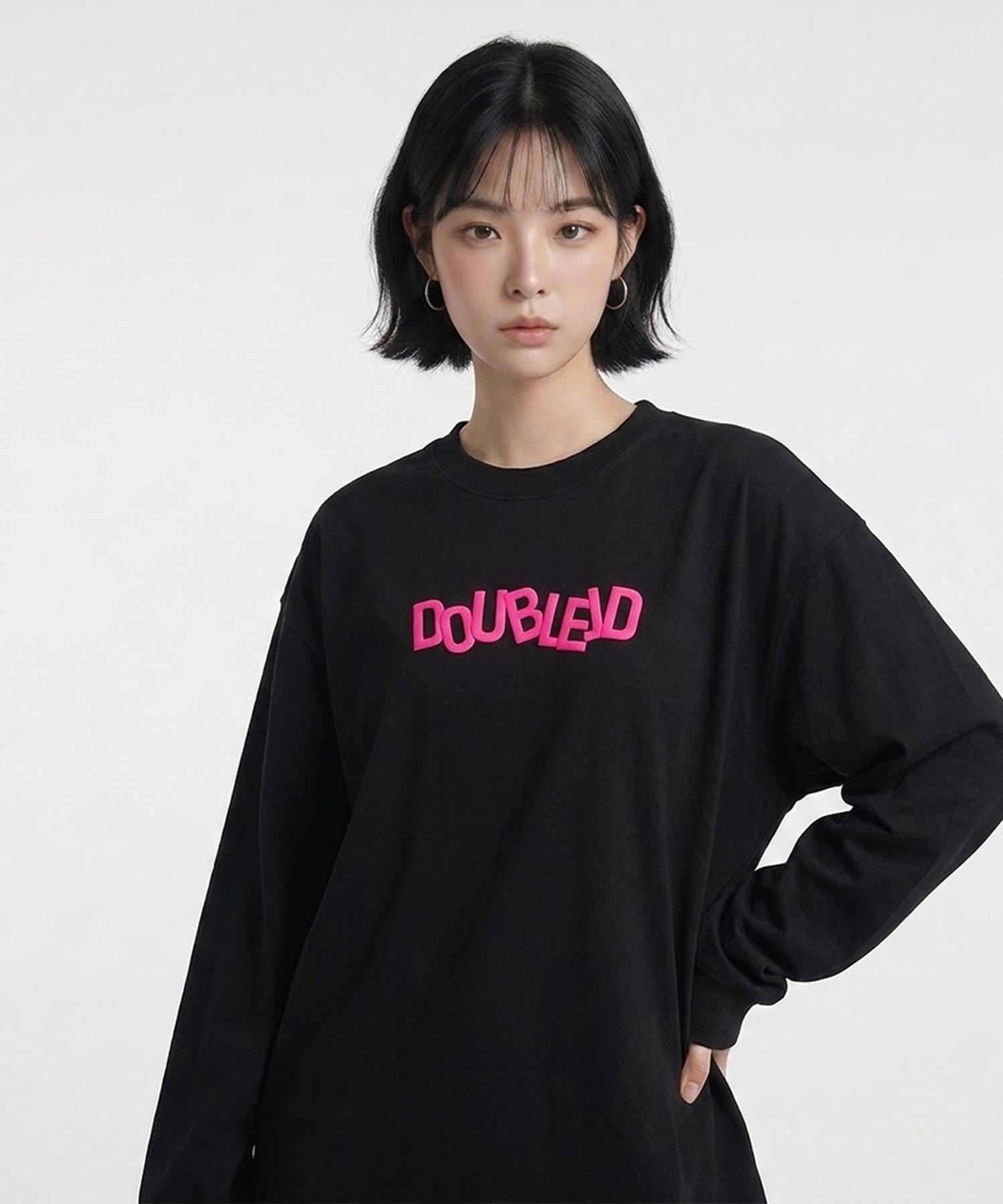 Double Jd Neon Foam Logo Long Sleeve (Black) Free