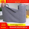 Ripped Rag Household Cleaning Microfiber Towels for Kitchen, Wet & Dry, Super Absorbent, Roll-Up Design