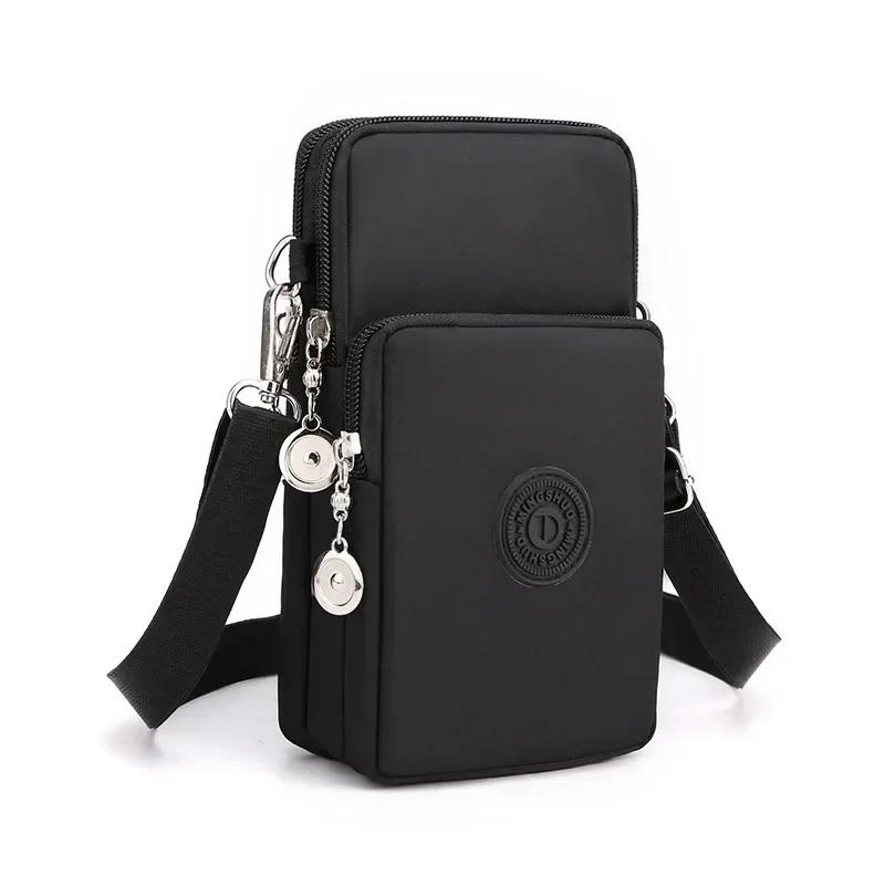 Neue Damen-Handytasche aus Nylon, Handytasche, Münzgeldbörse, Riemen, Umhängetasche, kleine Umhängetaschen für Damen, Geldbörse, Reisegeldbörse