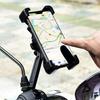 Bike Phone Mount 360 Rotatable Anti Vibration Motorcycle Handlebar Holder Universal Non Slip Cycling GPS Bracket