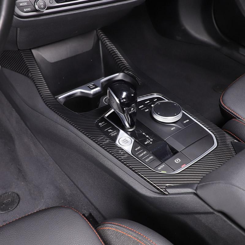 ABS Carbon Fiber For BMW 1 Series 2 Series F40 F44 2020-2025 Car Center Control Panel Frame Decoration Sticker Car Accessories