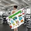 Personality Busy World of Richard Scarry Quick Drying Beach Towels Are Suitable For Swimming Pools Camping Yoga And The Gym