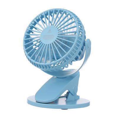 Color : Pink Air Cooling Fan Table Mute Clip Fan USB Charging 360 Degrees Rotating Big Wind Desktop Fan Brushless Motor Summer Fan