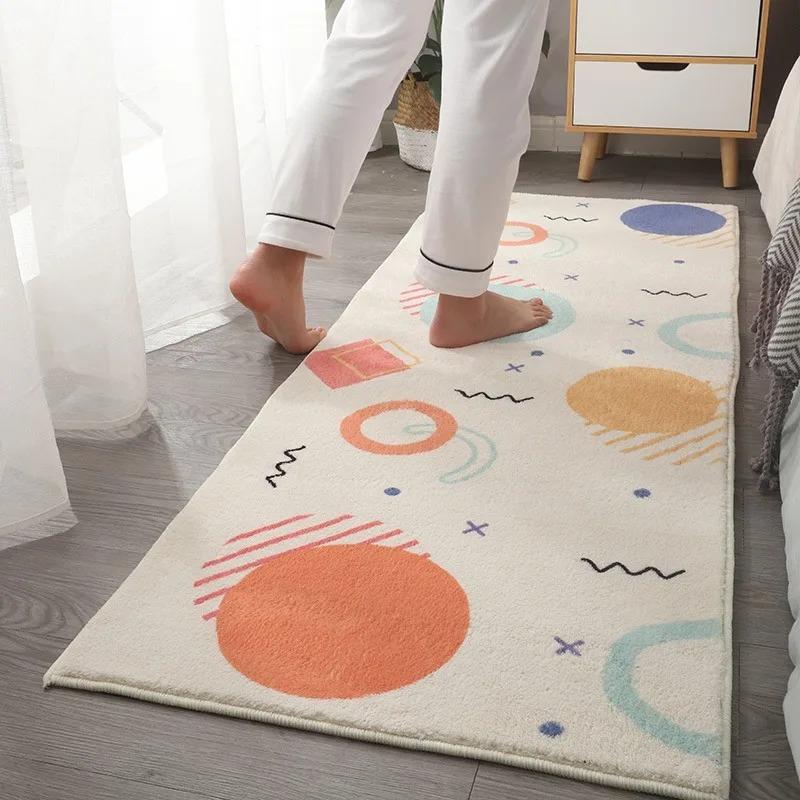 Bedroom Carpet Bedside Floor Mat Runner Rug Long Carpets Cute Cartoon Children's Carpets Home Decoration Rugs