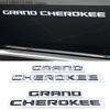 Per JEEP Grand Cherokee Emblema Lettere in ABS Styling Auto Adesivo Targhetta Nome Portiere Laterali Accessorio Auto Nero Opaco Lucido Cromo Rosso ni1