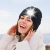 Luminous LED Knitted Hat: Warm Outdoor Sports Headlamp Cap for Night Running and Travel