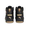 Puma Rebound Joy Mid Top Casual Sneakers Black Gold Unisex 389326-02