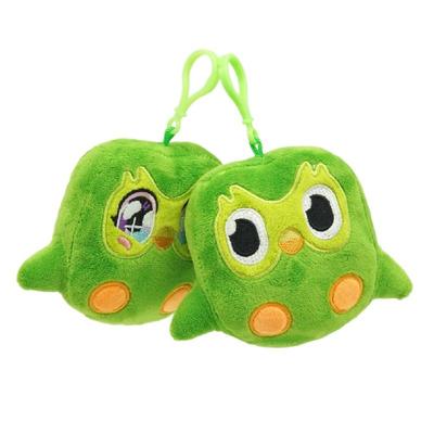 10cm Colgante Green Duo Plushie of Duo The Owl Cartoon Anime Plush Toy Soft Stuffed Animal Plushie Dolls Children Birthday Gift