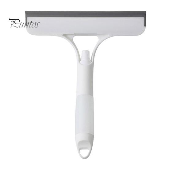 Streak-free Window Cleaning Scraper Glass Wiper 3-In-1 with Spray Bottle Surface Cleaner Tool Ergonomic Handle All-Purpose Integrated