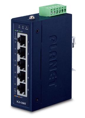 Planet Ip30 Compact Size 5-Port, Igs-500T