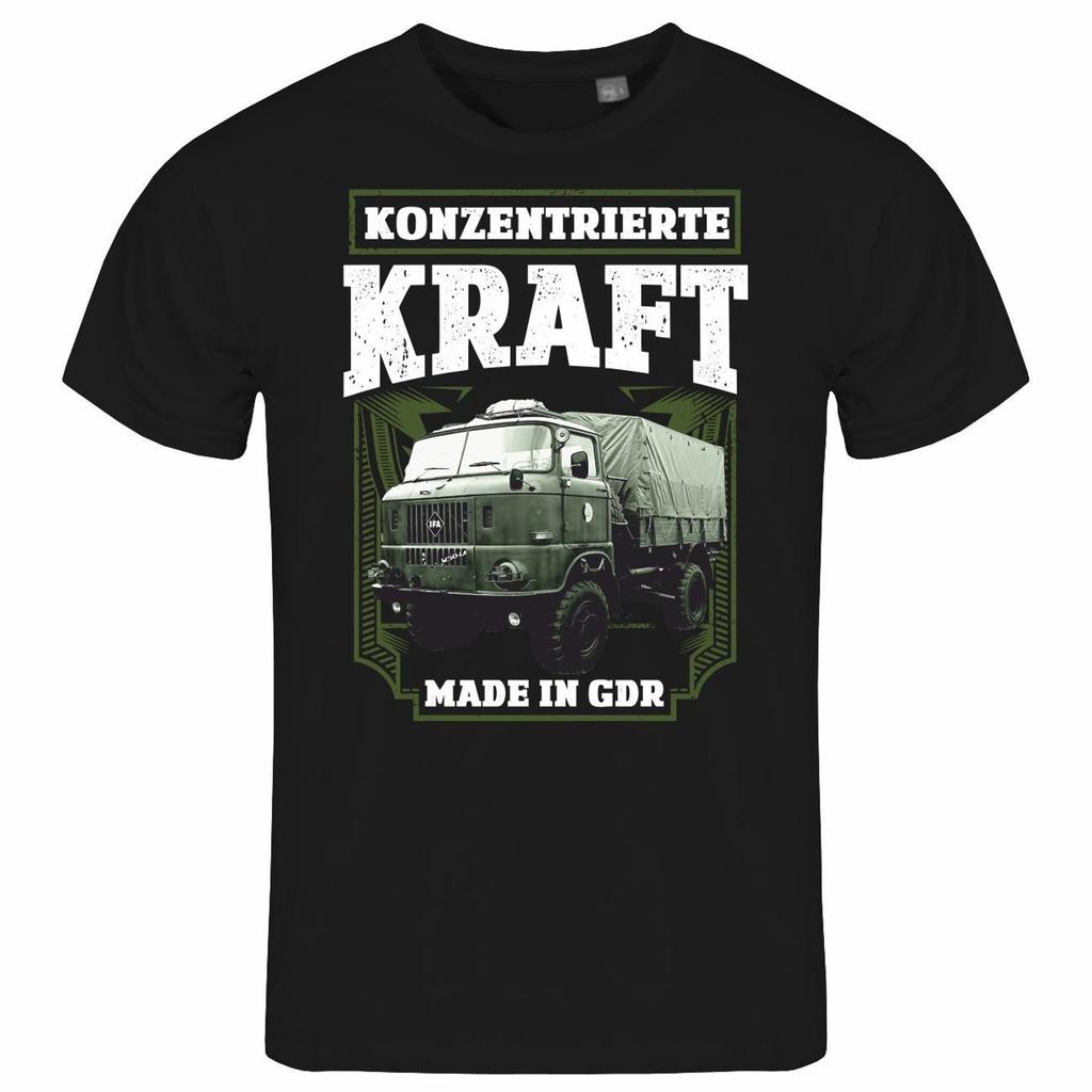 Unisexs T Shirt Concentrated Force S to 2XL East GerUnisexy GDR VEB IFA