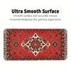 Anti slip Mouse Pad office Pad Desk accessories Keyboard Mouse Pad Game Console Pad Computer Laptop Pad Red Persian Pattern