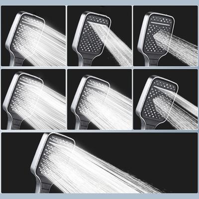 7-speed Booster Large Panel Handheld Shower Head High-quality Shower Household Filter Shower Head Set Multifunctional