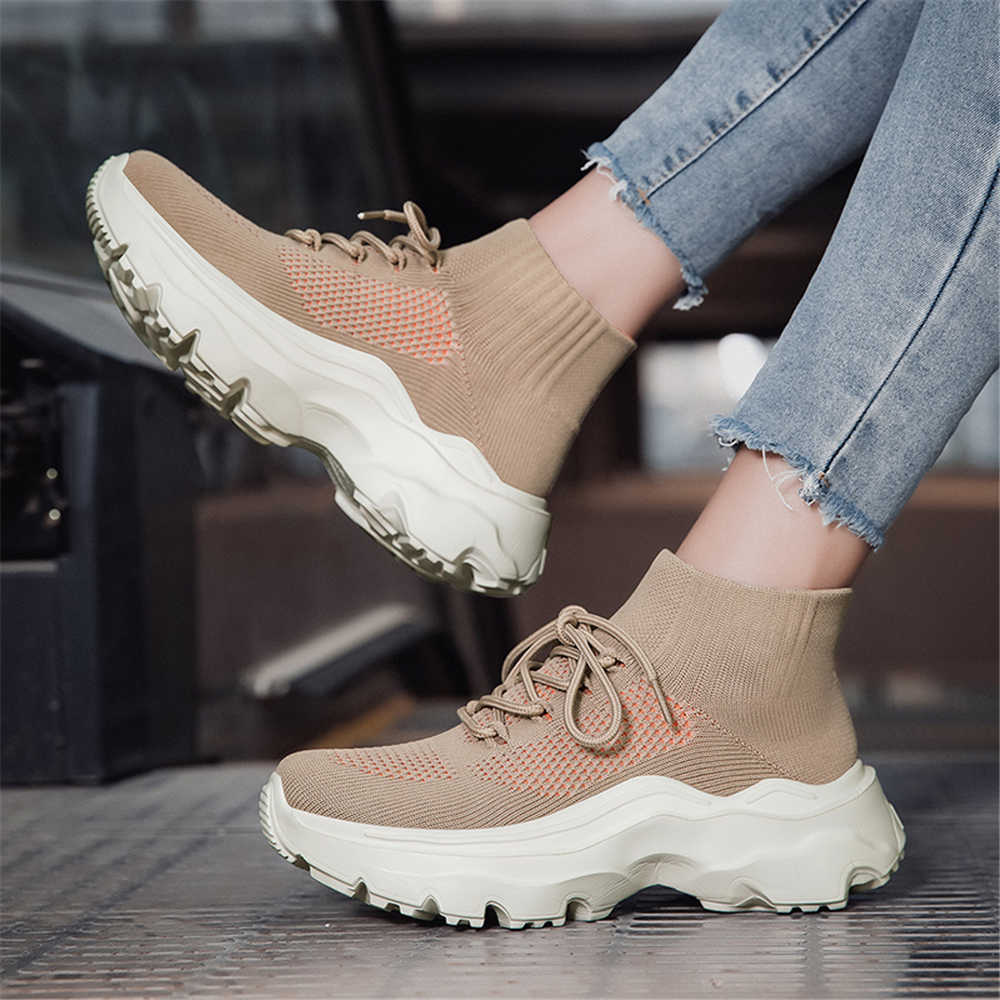 Fashion Green Key Height Red Heeled Shoes For Women Oxford High Heel Large Size Boots Sneakers Sports Tenisky Tensi Factory Daily
