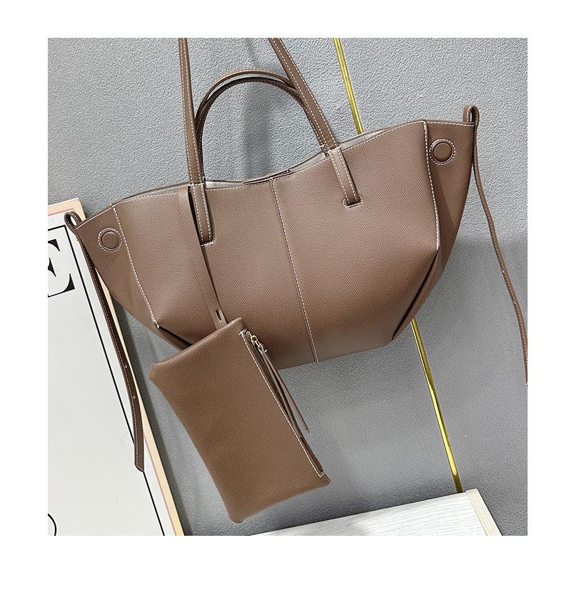

New tote bag wing bag portable large capacity light luxury underarm women s bag fashionable versatile shoulder bag 45*13*25CM хаки