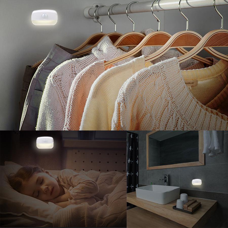 Infrared Sensing LED Night Light for Wardrobe, Kitchen, Bedroom, and Corridor