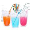 100Pcs 16Oz Drink Pouches for Adults - Drink Pouches with Straws X100 - Resealable Smoothie Pouches