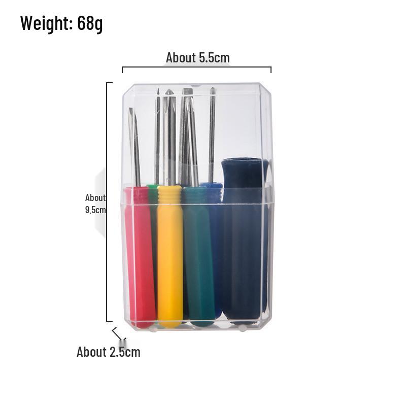 Universal Multifunctional Screwdriver Set with Flathead & Phillips