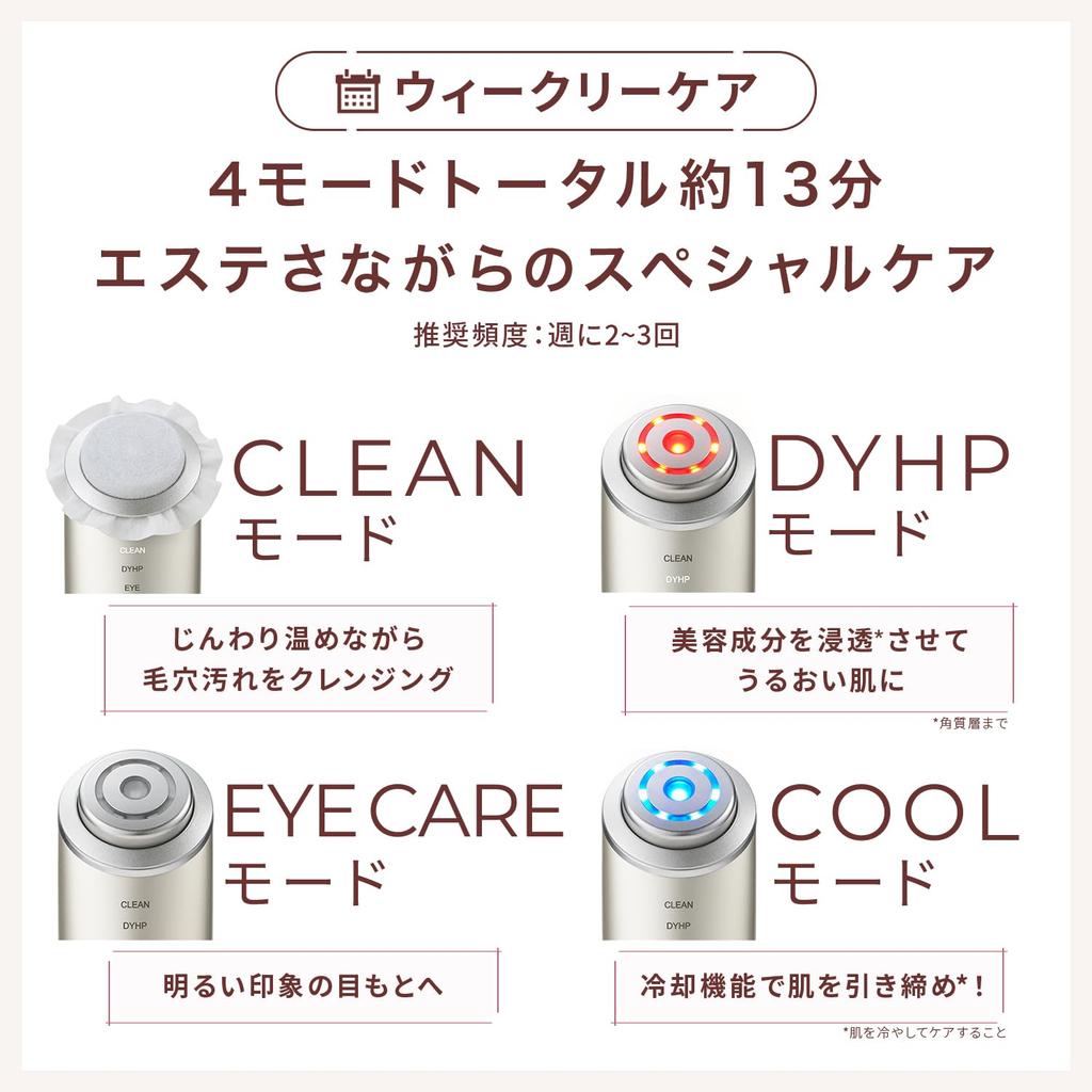 YA-MAN Facial Beauty Device Lift Up Photo Plus Shiny Neo Power Booster Pad Set (2 Types) RF EMS Pore Clean Hydrate YJFM18NAM Amazon.co.jp Exclusive